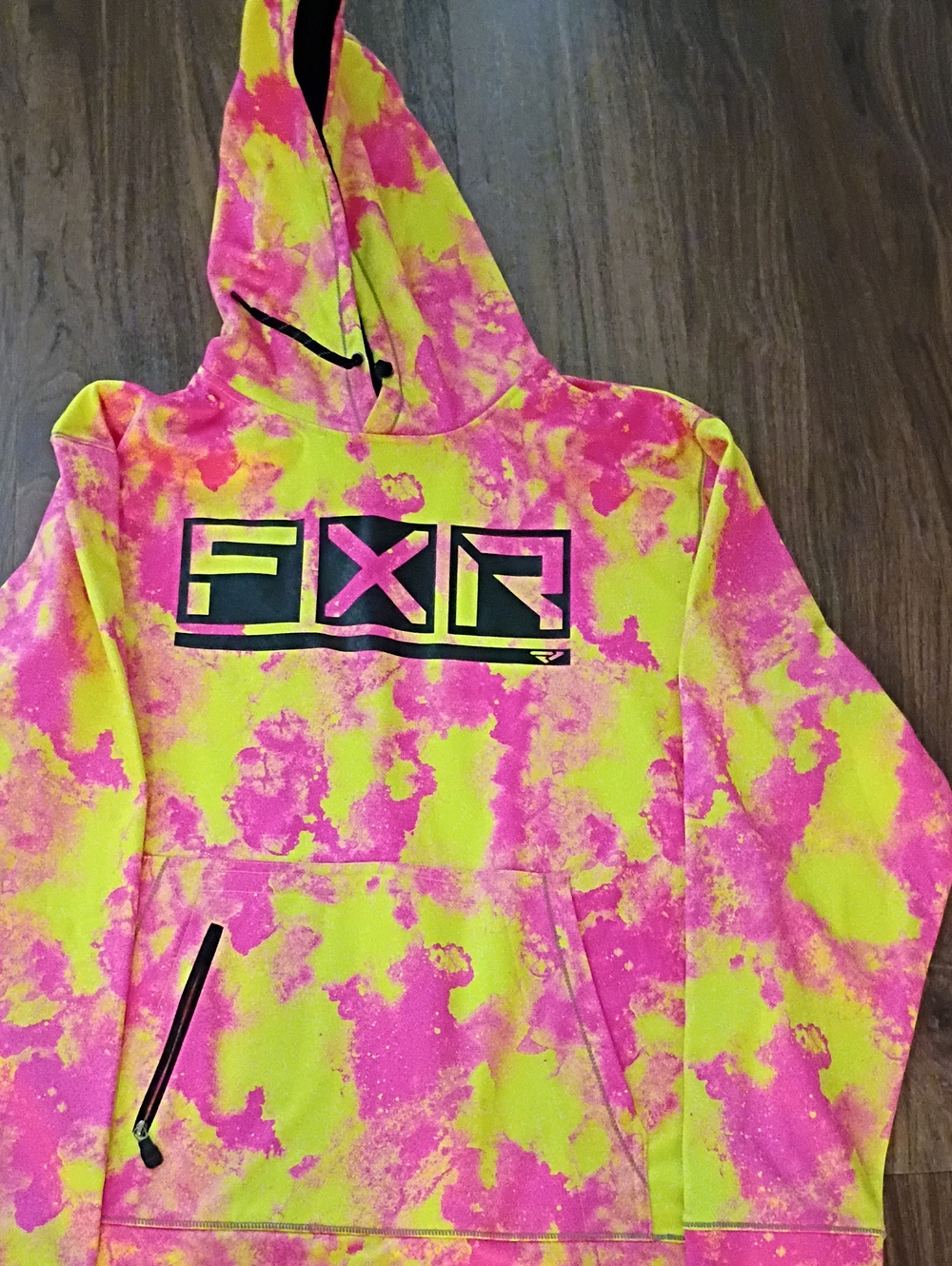 FXR Neon Pink & Yellow Hoodie